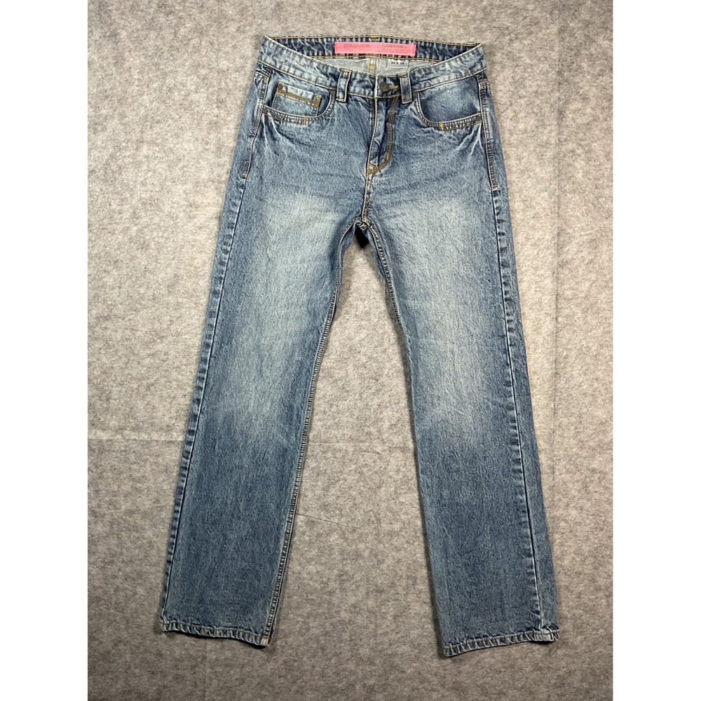Drover Canyon Mens 34x36 Blue Wash Straight Leg Denim Jeans